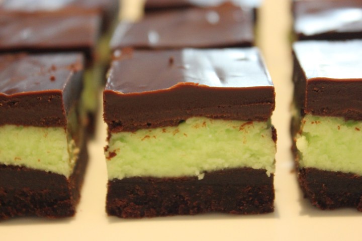 Mint Chocolate Shortbread&nbsp;Squares