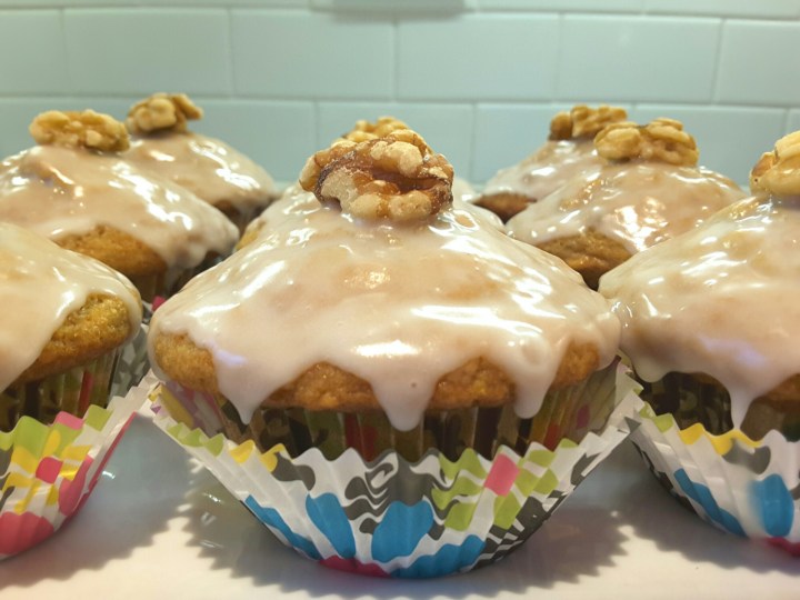 Glazed Orange Banana&nbsp;Muffins