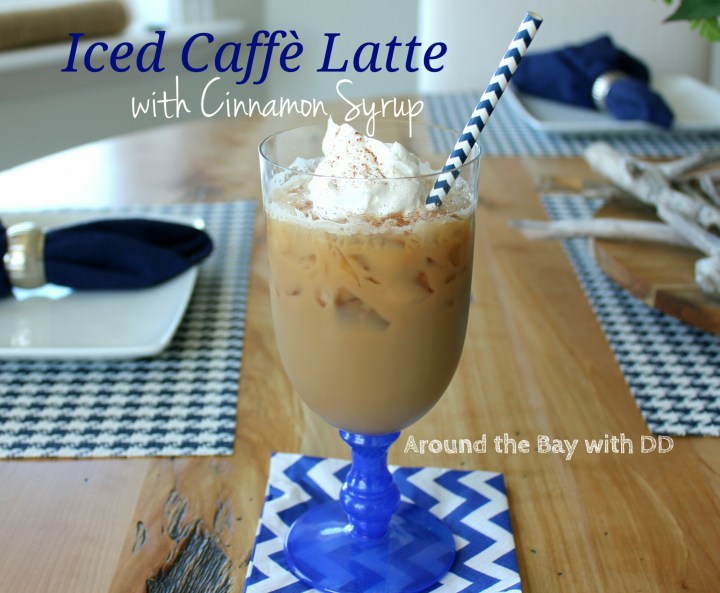 Iced Caffe Latte with Cinnamon&nbsp;Syrup