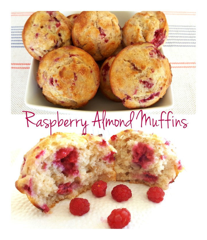 Raspberry Almond Muffins