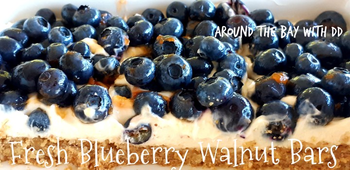 Fresh Blueberry Walnut&nbsp;Bars