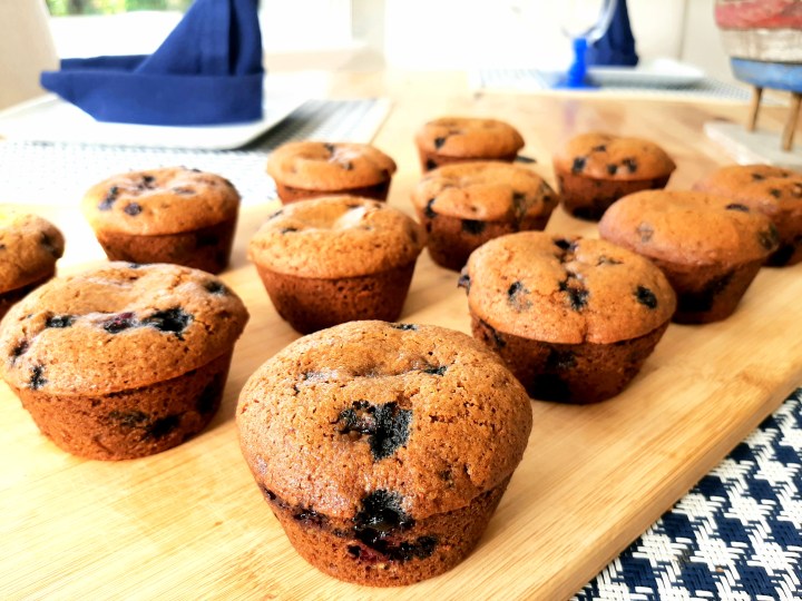 Lassy Bun Muffins with&nbsp;Blueberries