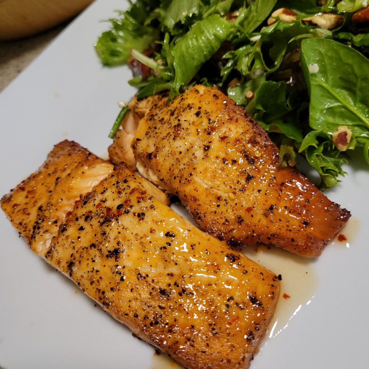 Air Fryer Spicy&nbsp;Salmon